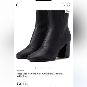 Dolce Vita Finlo Onyx Ankle Booties size 9.5